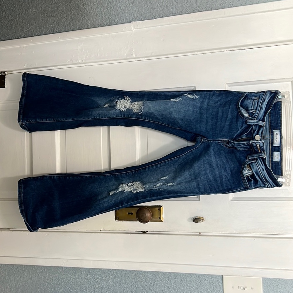 Kancan Mid rise flare jeans size 12 girls